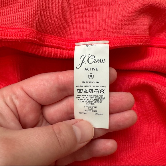 J. Crew Workout Set, Bright Orange, Size XL - Picture 5 of 6